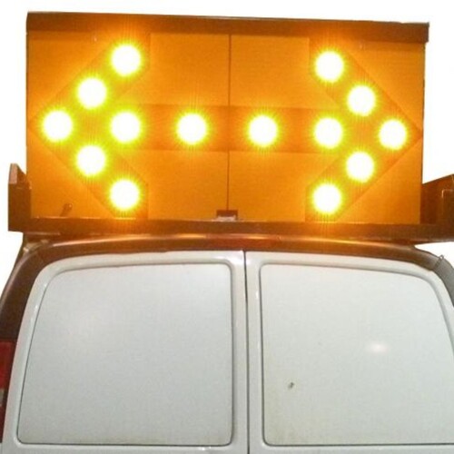 Comparing LED Traffic Arrows To Reflective Signs