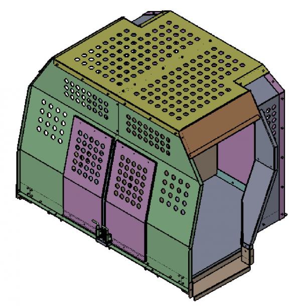 Safe K9 Unit Cage - Durable Design - D and R Electronics