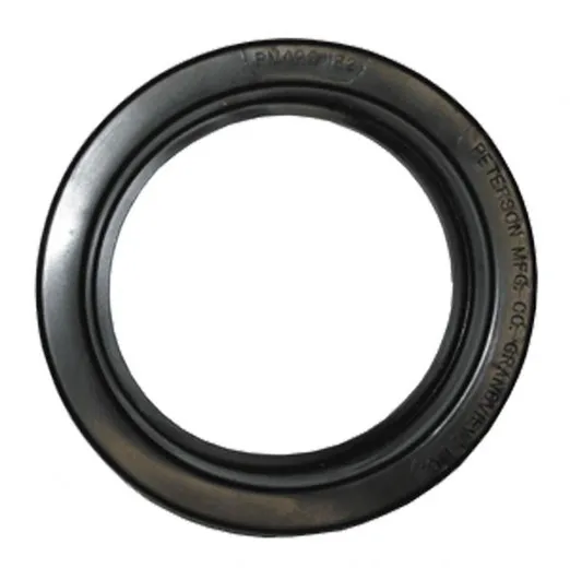 D&R 184-0016 grommet light mount, a round black rubber ring with Peterson Mfg lettering moulded in