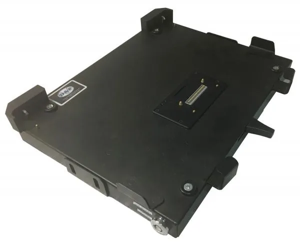 D&R docking station for the Panasonic Toughbook CF-54, black tray with floating dock connector and lock