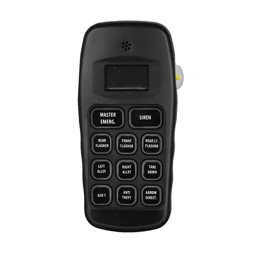 D&R Protec Falcon PFIQ12 handheld siren and light controller with master, siren, alley and horn buttons