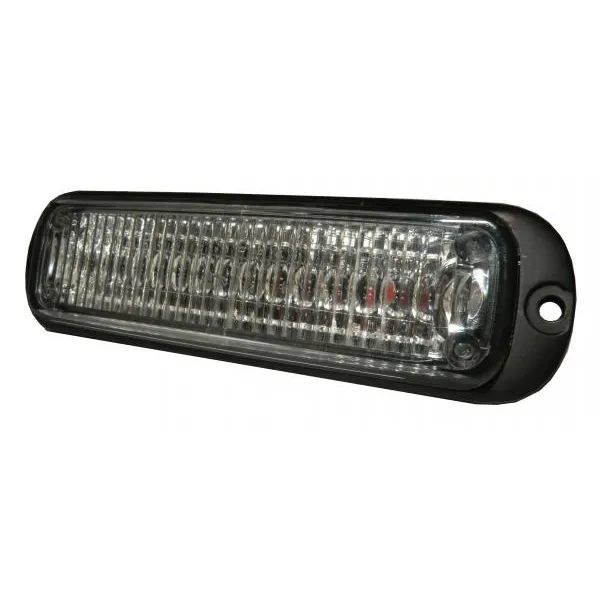 D&R Genesis SYNC LED light module, gasket-sealed black housing with clear lens and end mounting flanges