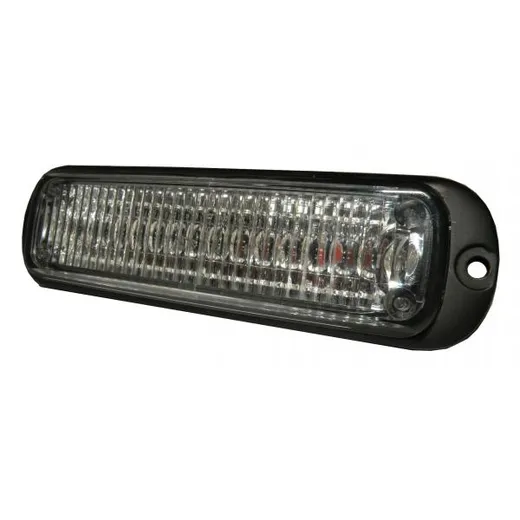 D&R Genesis SYNC LED light module, gasket-sealed black housing with clear lens and end mounting flanges