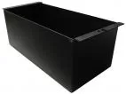 D&R CA-0104S console storage pocket for ticket books, shallow black bin with a drop-in mounting lip