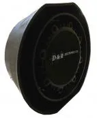 Angled view of the 100W speaker showing the tapered rear of the moulded composite housing