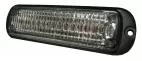 Surface mount module on a plain background, black housing with a screw flange at each end
