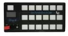 D&R F5S-IQTP programmable light and siren control head with 19 push buttons and a red 3-position slide switch
