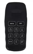 D&R Protec Falcon PFIQ12 handheld siren and light controller with master, siren, alley and horn buttons