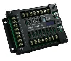 Uncovered board with empty fuse sockets and the timer DIP switch labelled SW4 30 MIN to SW1 240 MIN