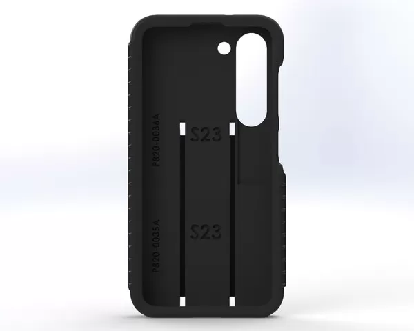 Inside of the case with part numbers P820-0035A and P820-0036A molded beside the S23 markings