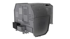 D&R 934-1029A K9 kennel insert for the Ford Expedition with perforated door, battery box and repeater mount