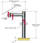 Compact & Adjustable Laptop Mount - D and R Electronics